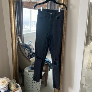H&M divided high rise skinny jeans